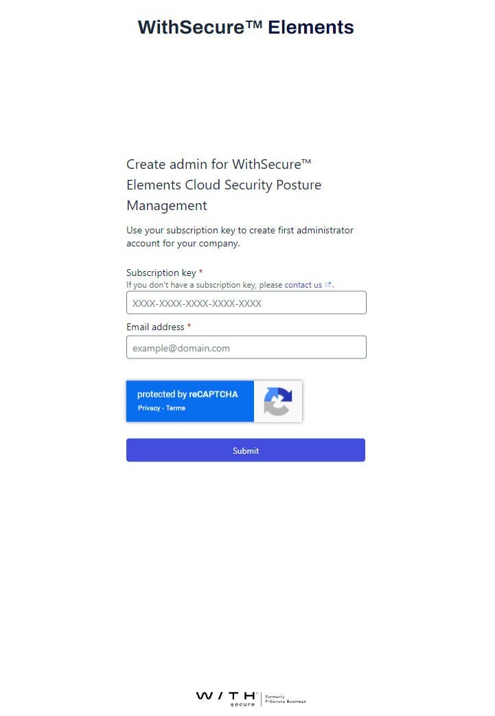 Cloud Security Posture Management -  create an account